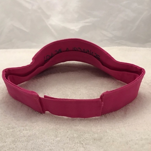 Shade Shack for Pensacola Beach Adjustable Pink Travel Visor - Picture 6 of 13
